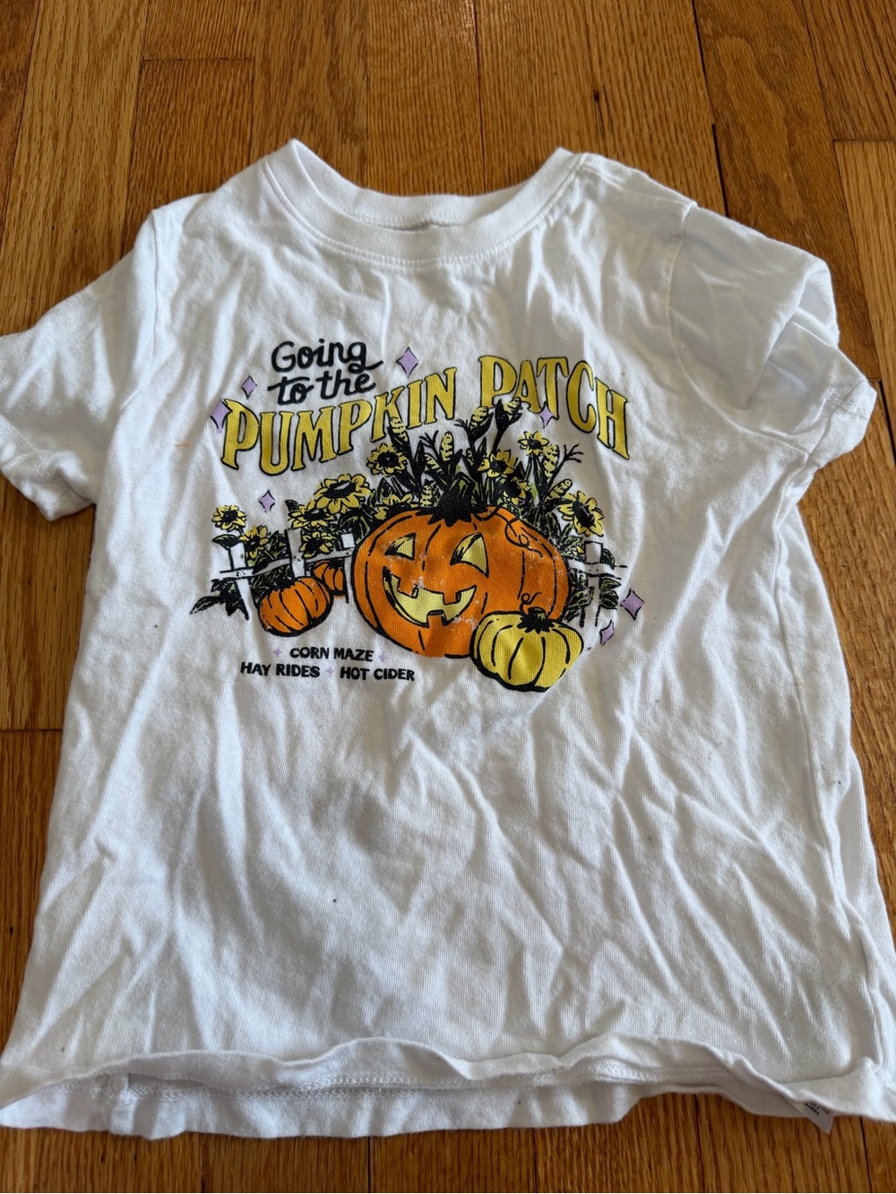 Toddler Old Navy Pumpkin Patch Halloween T Shirt 5T